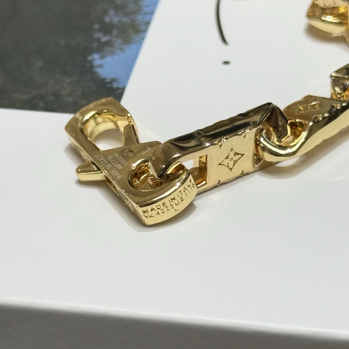 Louis Vuitton Gold Tone Bracelet